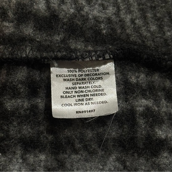 John Wayne Stock & Supply Black and White Plaid Fleece Jacket Men's Size XXL - Picture 9 of 11